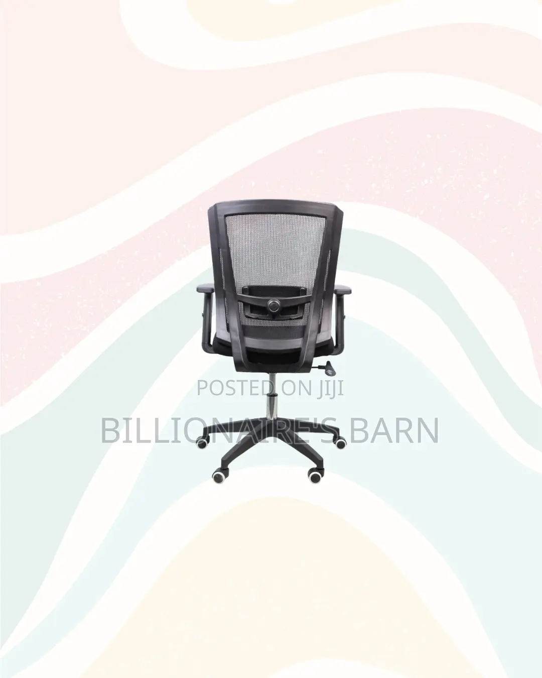 Practical Barn Origin Chair Mid Back Nylon for Long Sitting Hours