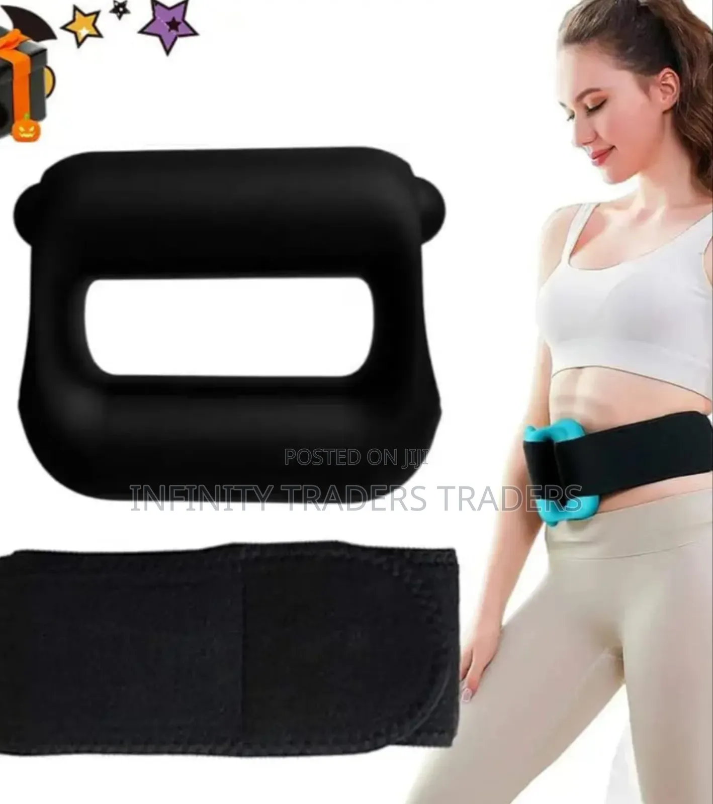 Portable Vibration Massage Device Belt Tummy Trimmed