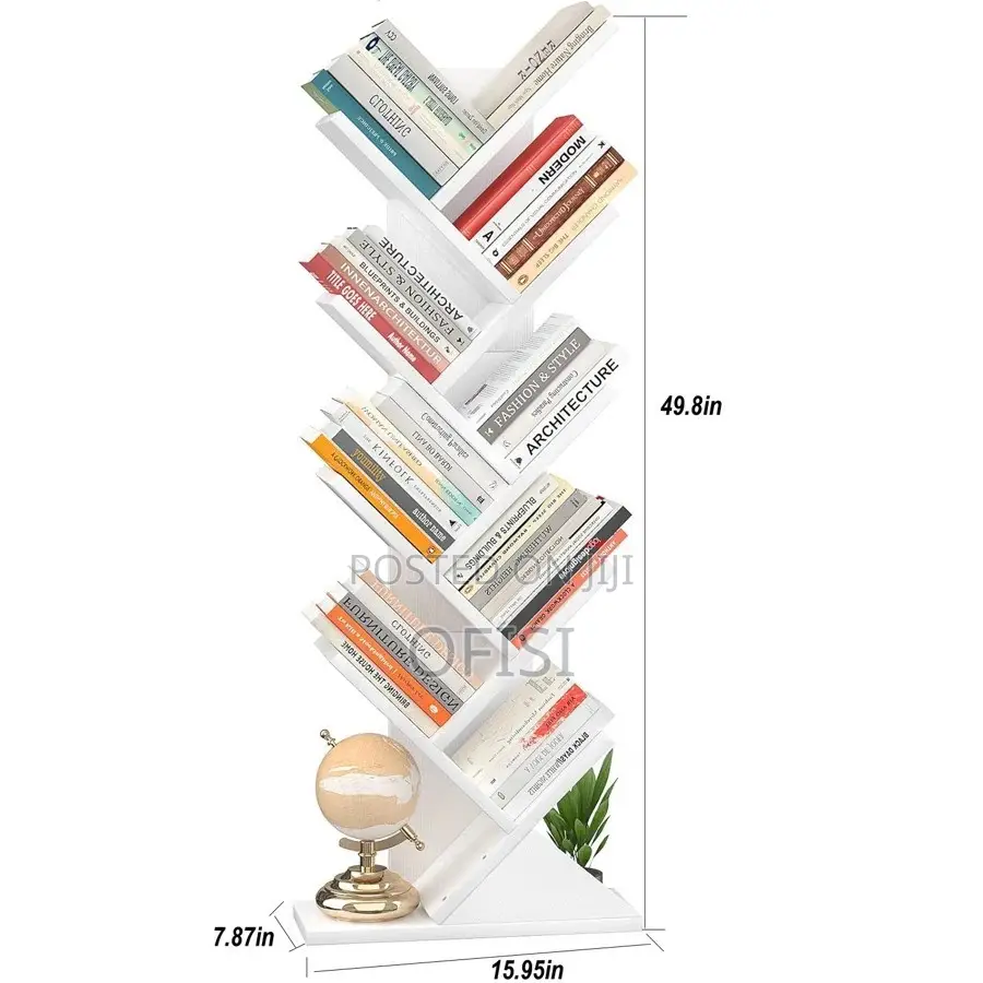 Bookshelf; 8 Tier Home Office Tree Bookshelf