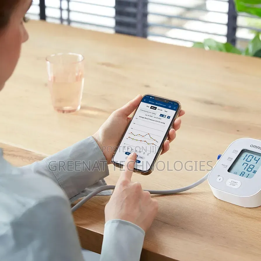 Omron Hem7141t1 Digital Bluetooth Blood Pressure Monitor