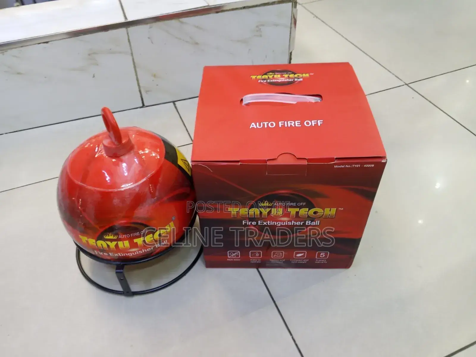 Automatic Fire Extinguisher Ball – Tenyu Tech