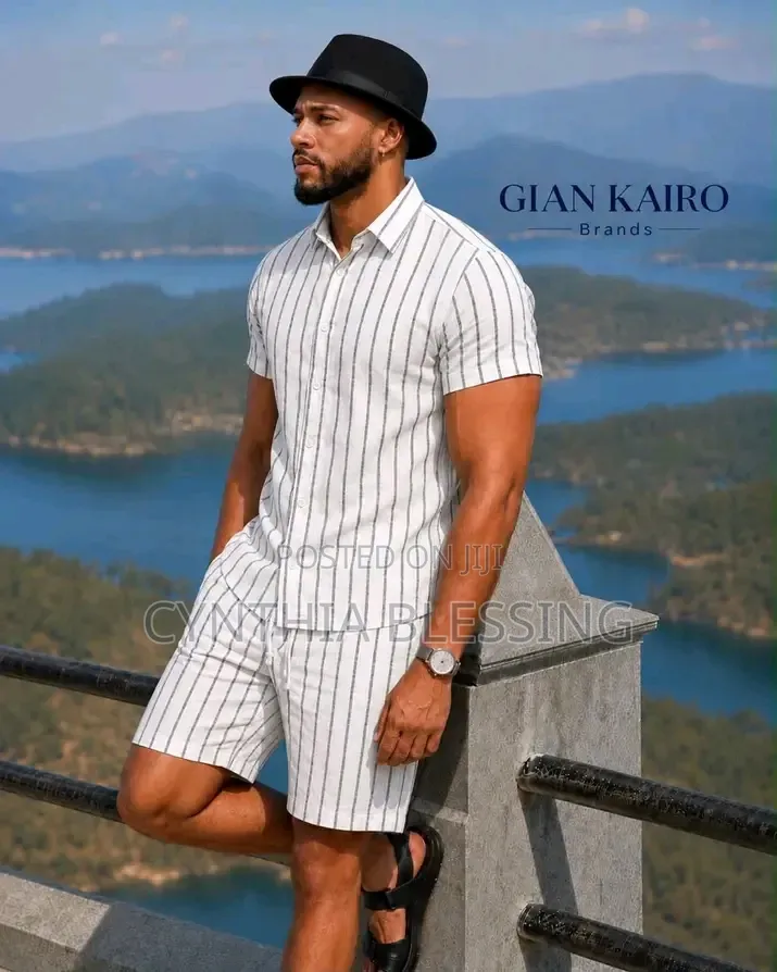2 Piece Linen for Men _ Short _ Shirt