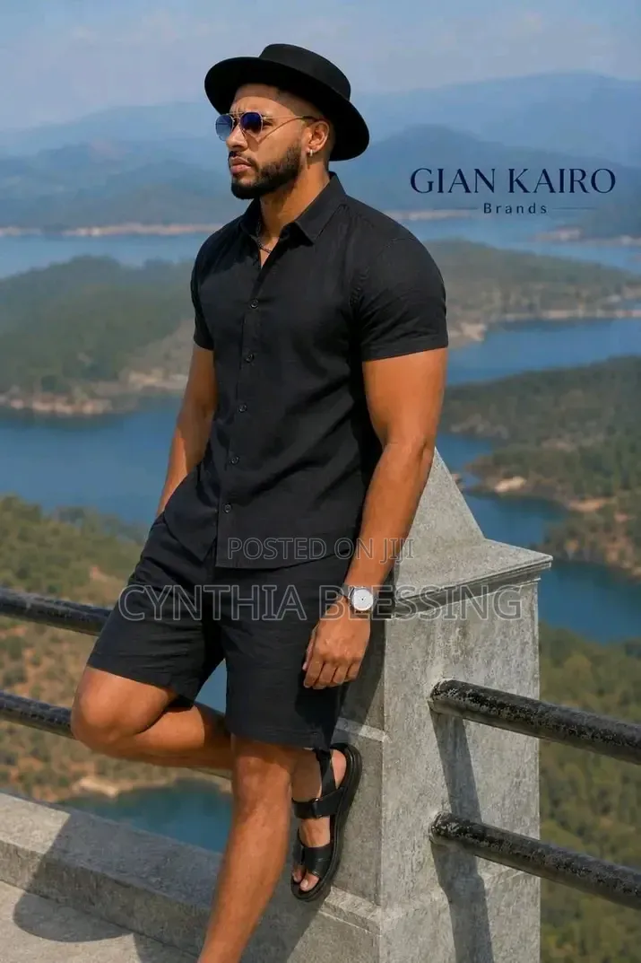 2 Piece Linen for Men _ Short _ Shirt