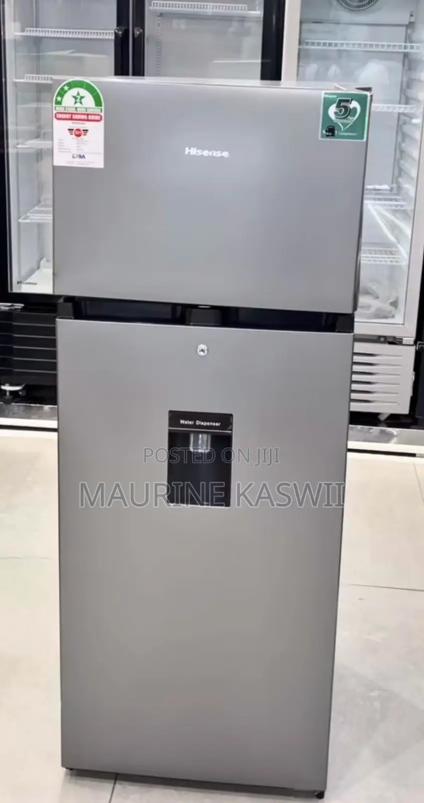 Hisense Ref205dr 205l Double Door With Water Dispense ,5yrr Warranty
