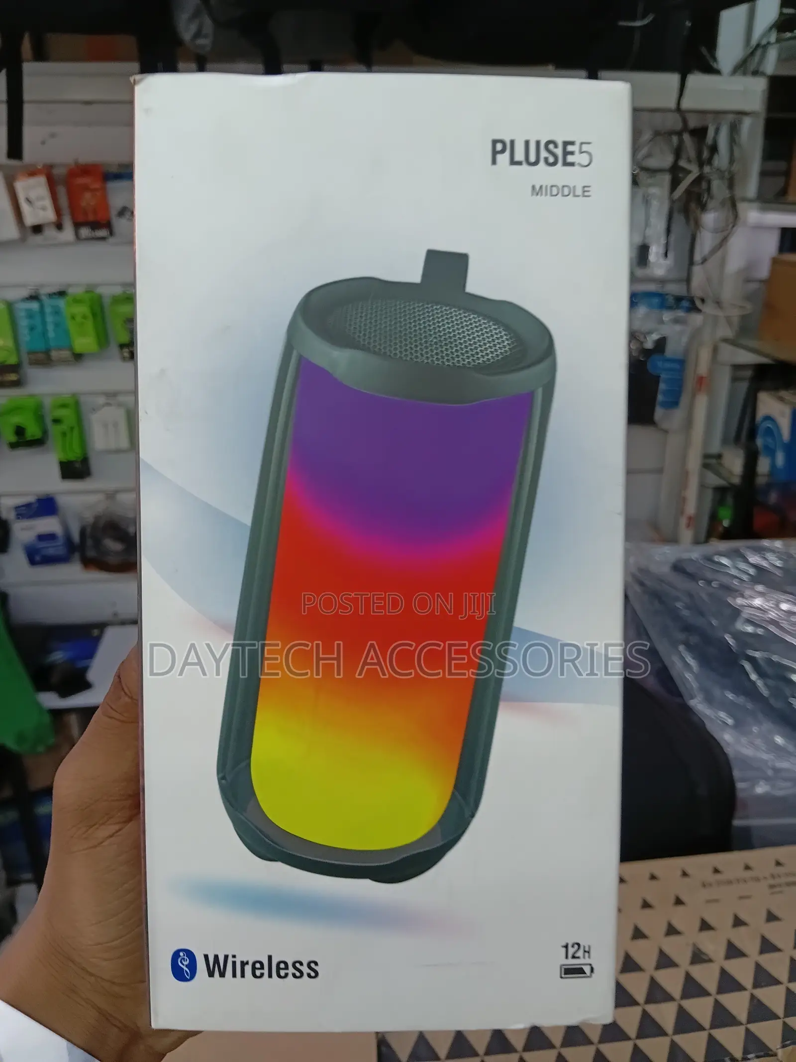 Pluse5 Portable Wireless Bluetooth Speaker With RGB Lighting