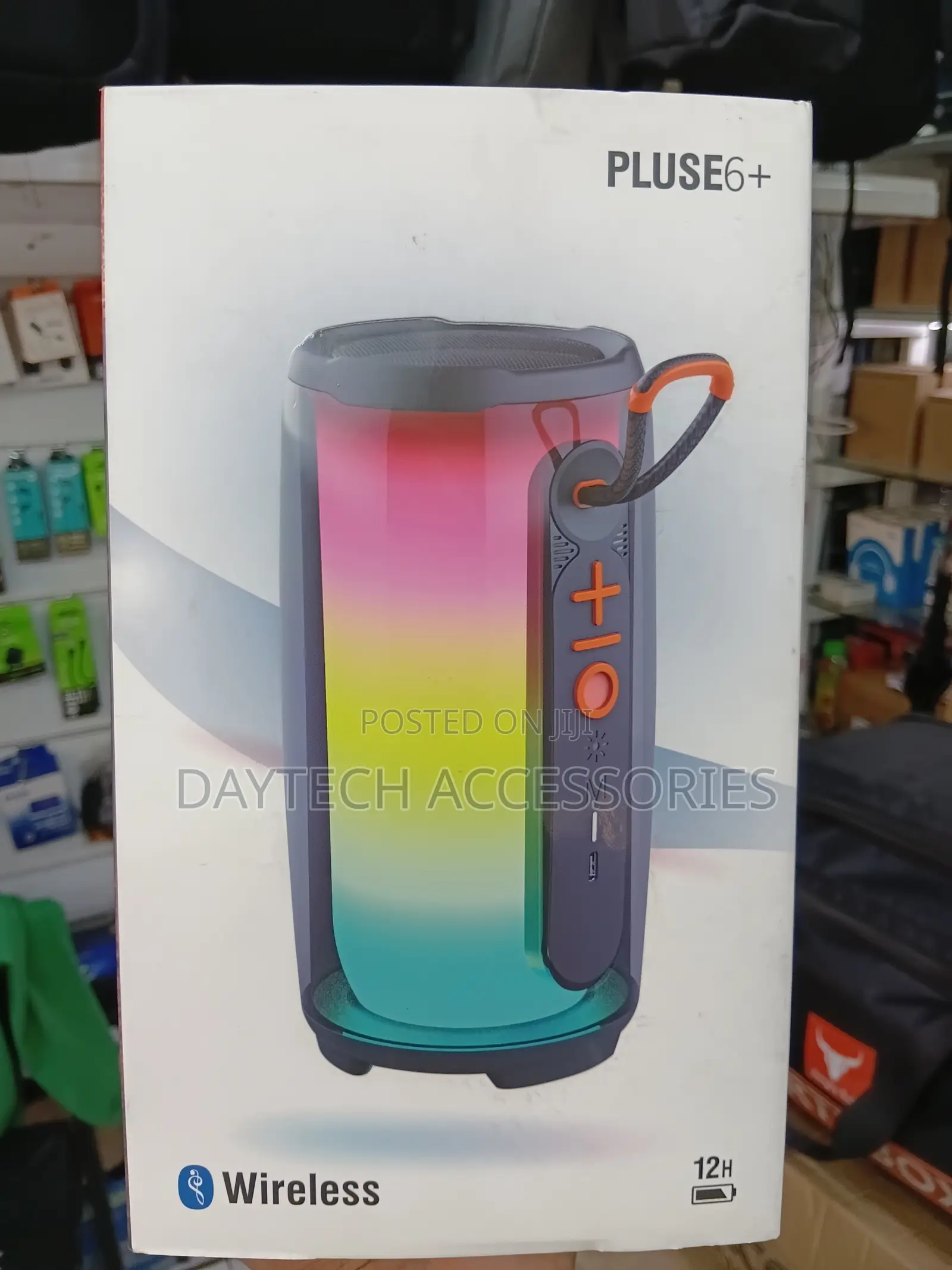 Pluse6+ Bluetooth Speaker With RGB Light