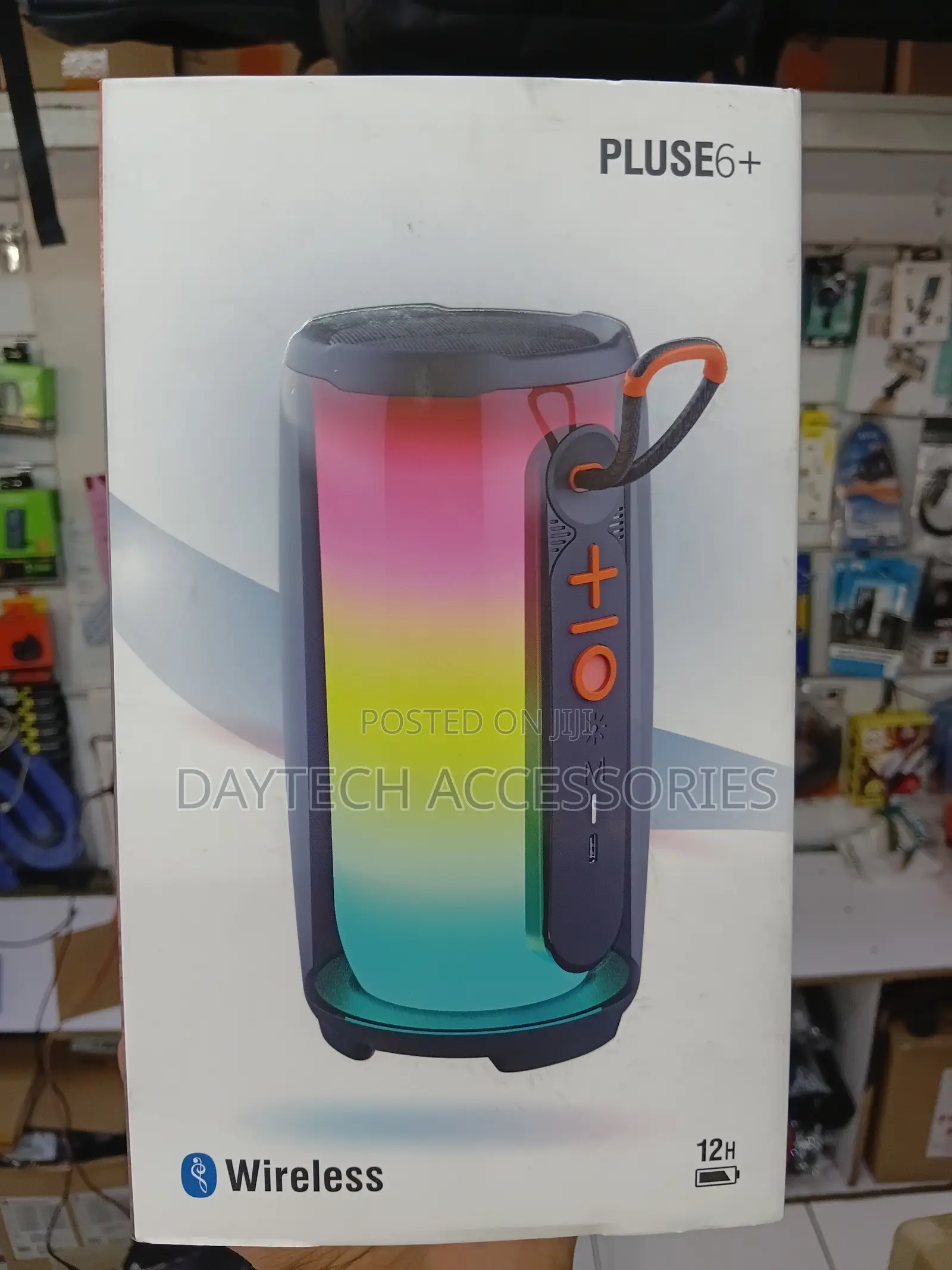 Pluse6+ Bluetooth Speaker With RGB Light