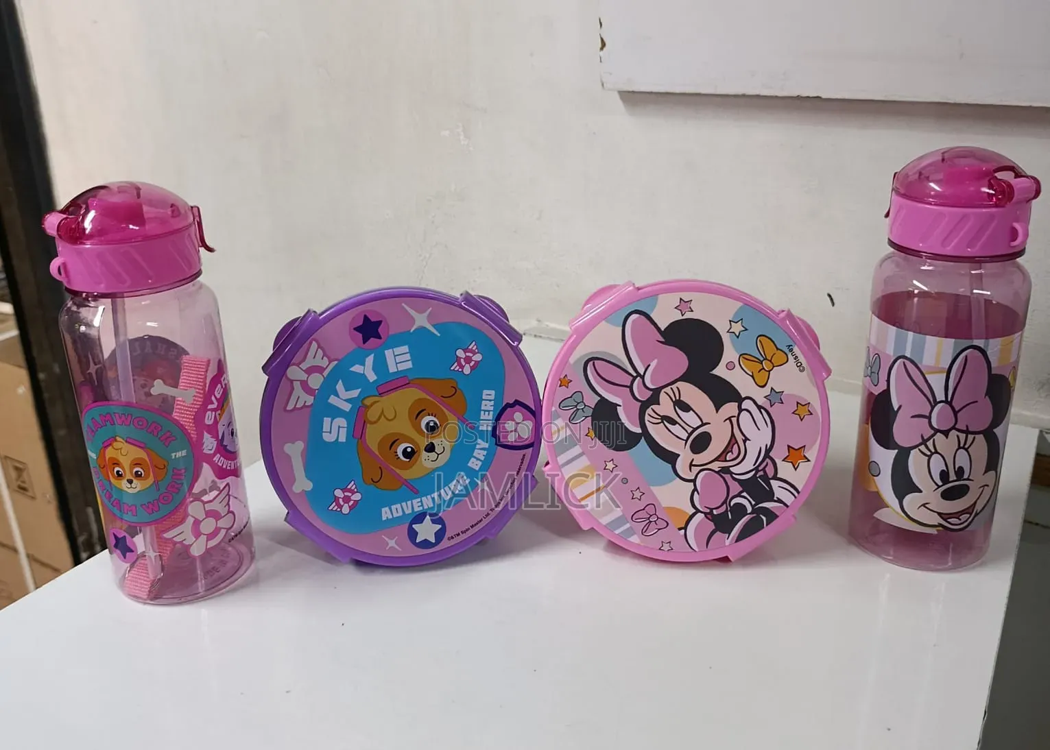 Disney Cartoon 2-in-1 Lunch Box Water Bottle Set –Hk
