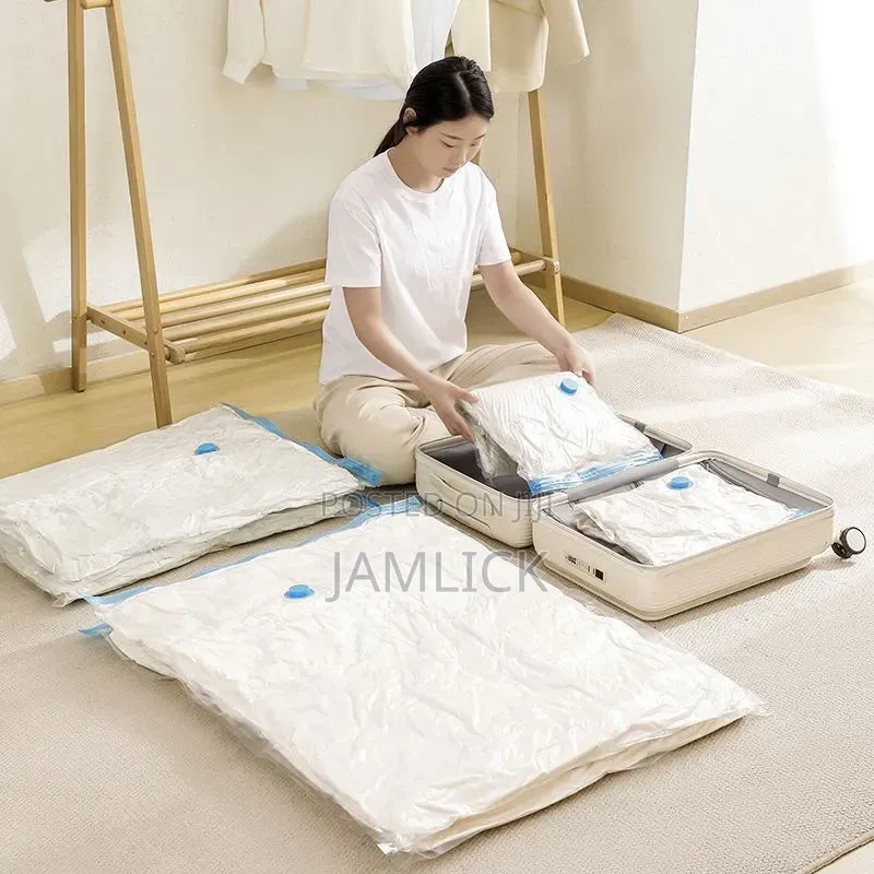 5pcs Vacuum Storage Bags With Pump –Ev