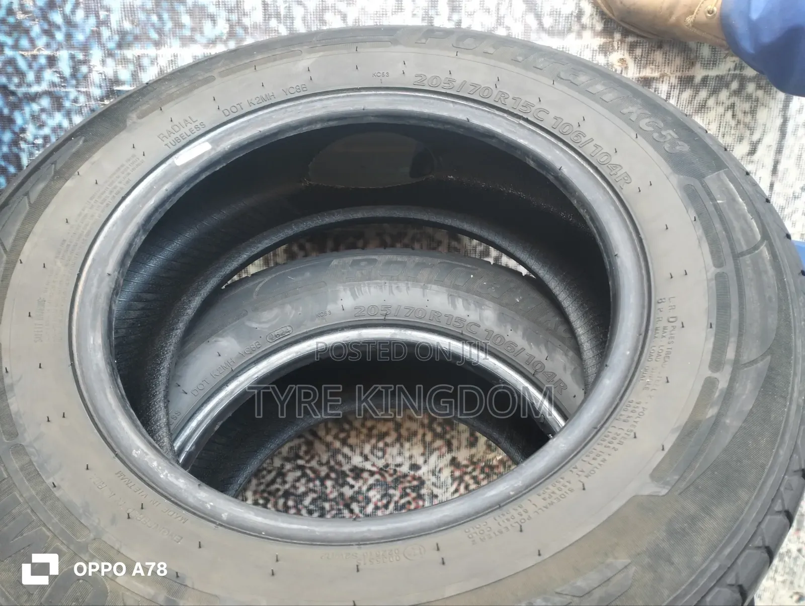 205/70r15 Slightly Used Kumho Commercial Tyres