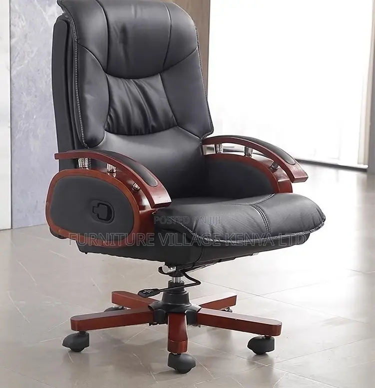 Office Chair;Vintage Genuine Leather Executive Office Chair