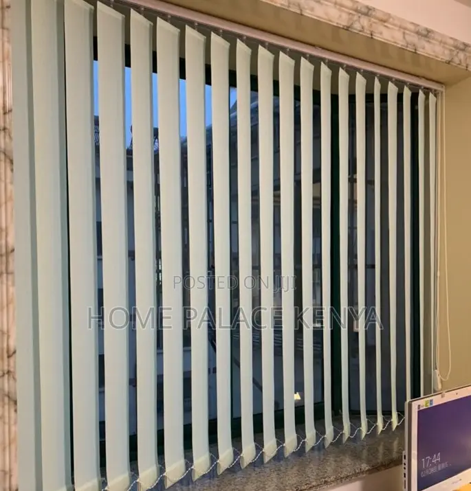 Curtain Blinds: Fabric Slat Ripples Sun Shades