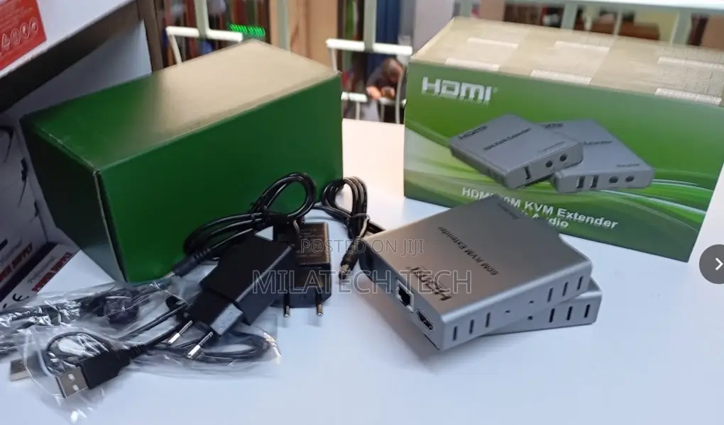 60m Hdmi Extender With Usb KVM Over Ethernet Cat5e/Cat6