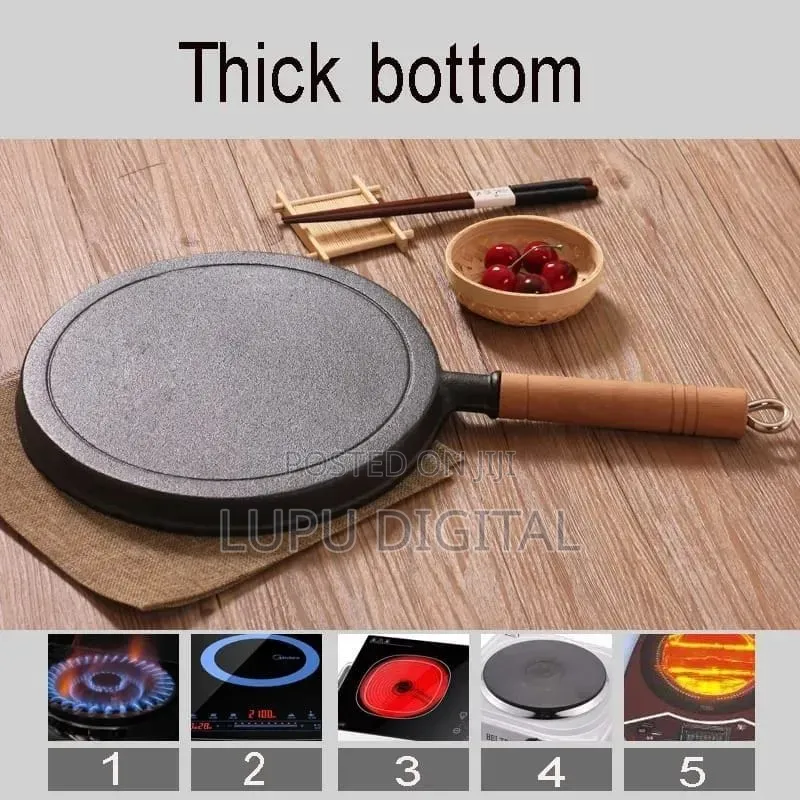 Very Heavy Thick , High Quality Die Cast (Anti Scratch) Chapati Pan