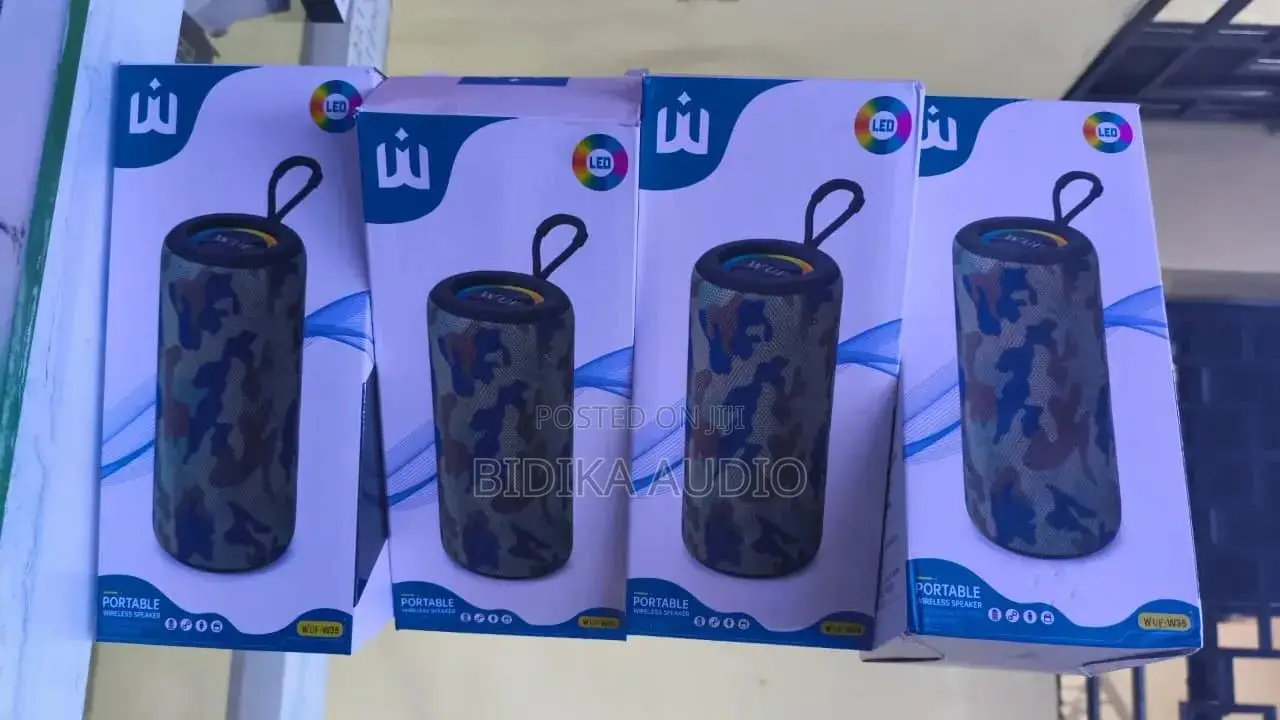 Wuf W35 Professional Portable Wireless Bluetooth Speaker With Led