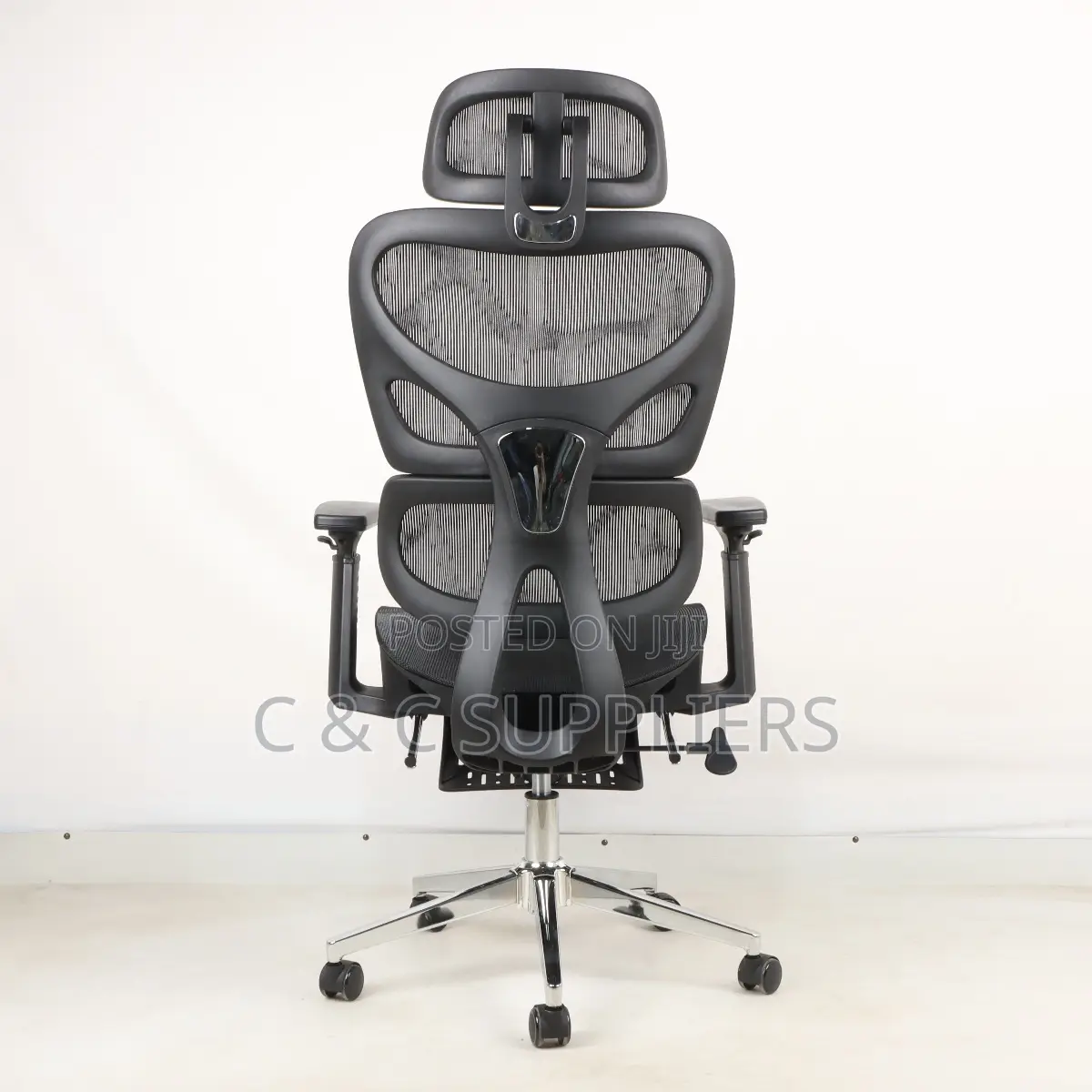 High Back Mesh Chair With Footrest