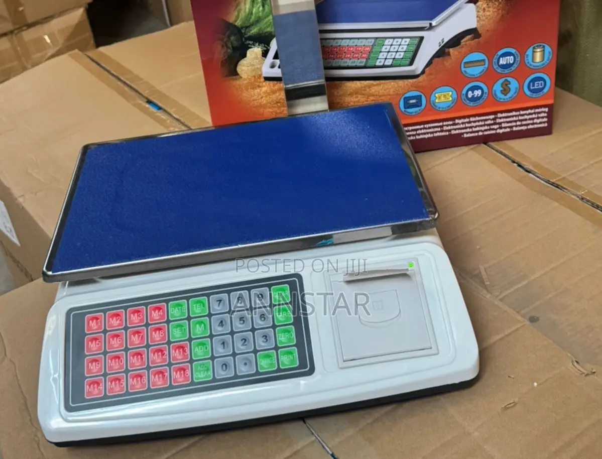 50kg Electric Weighing Scale With Receipt Printer