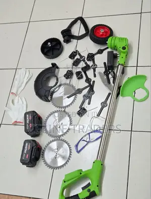 96v Cordless Brushcutter With 24blades (Green)Gloves Goggles