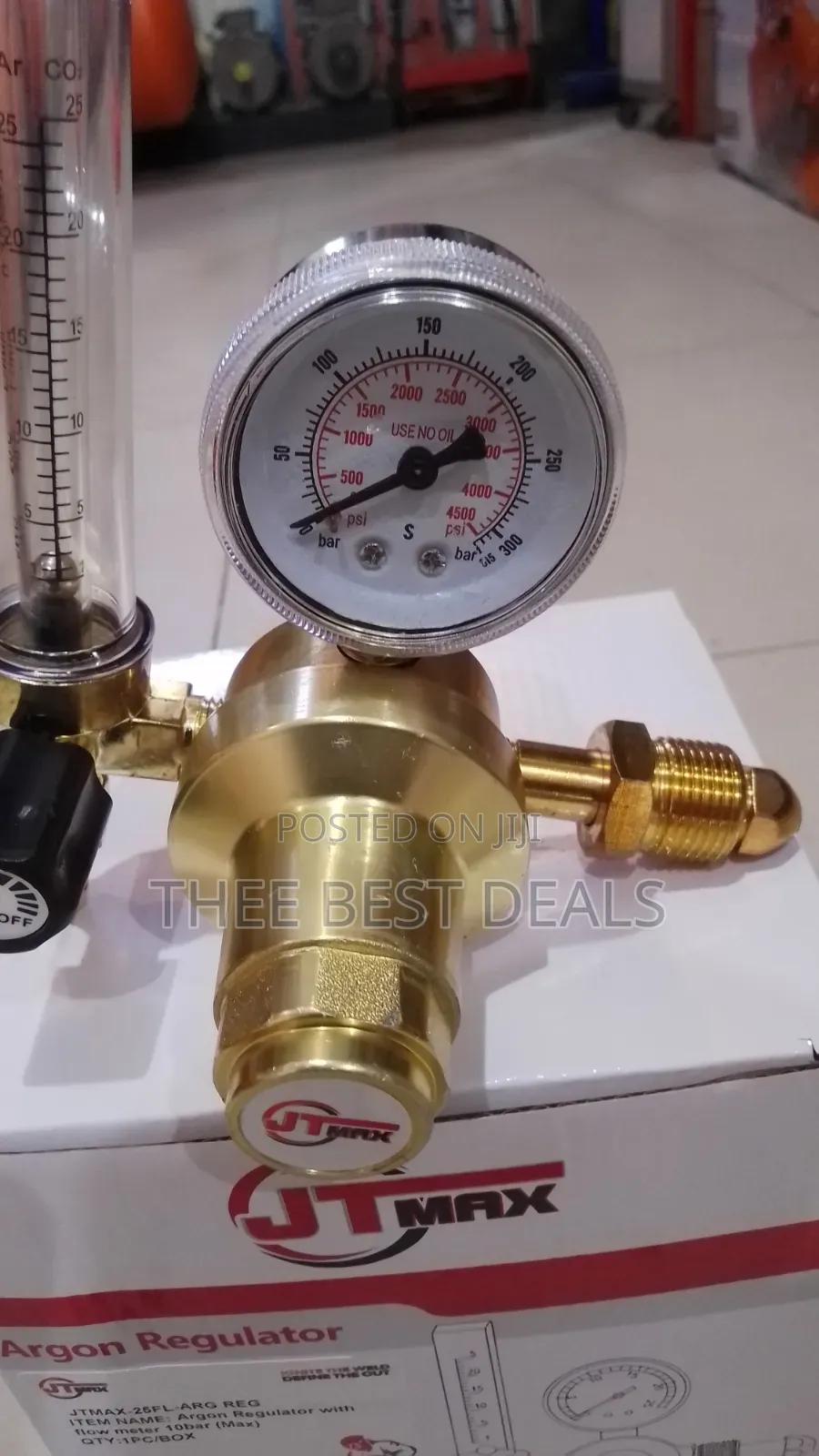 Argon Regulator With Flow Meter