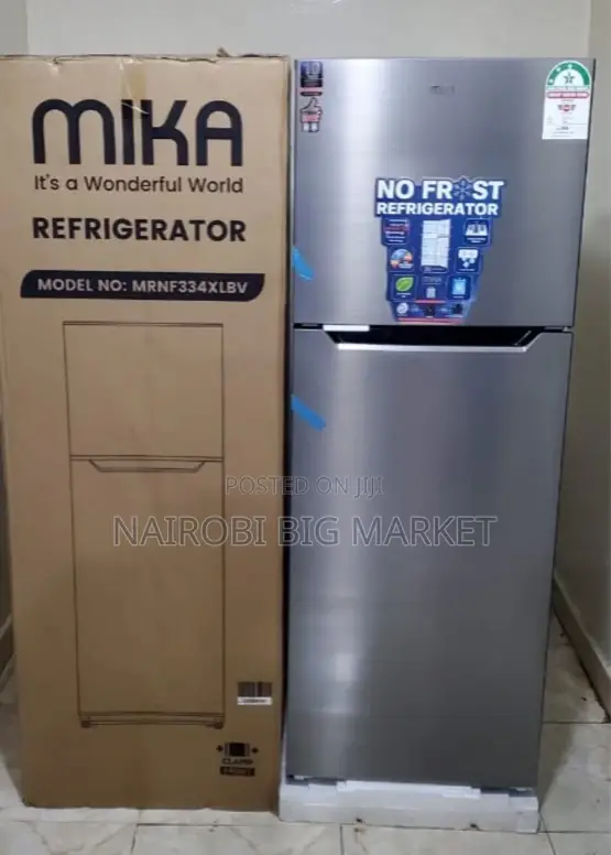 Mika 334 Litres No Frost Double Door Refrigerator