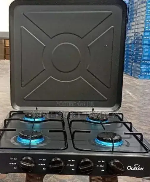 Olelon Table Top Gas Cooker 4 Burner – Fast Efficient Cooking