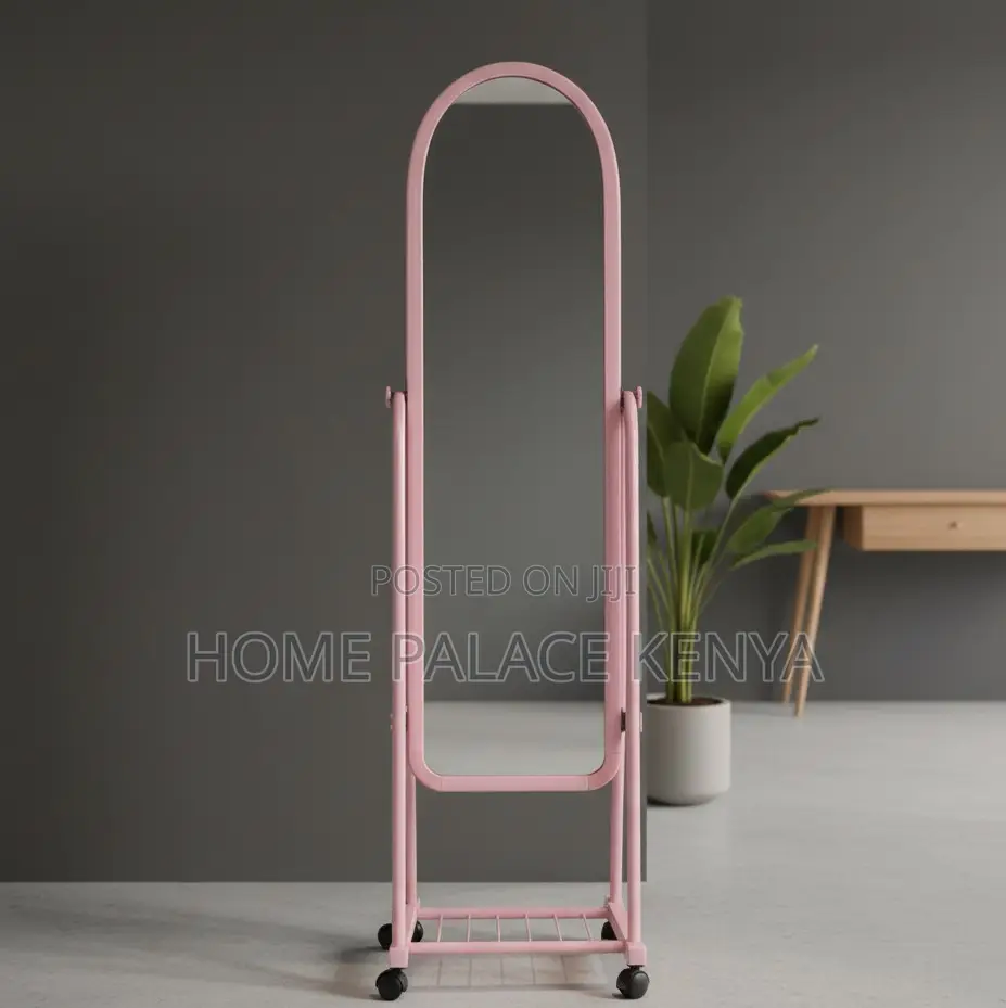 Dressing Mirror: Pink Dressing Corner Mirror for Girls