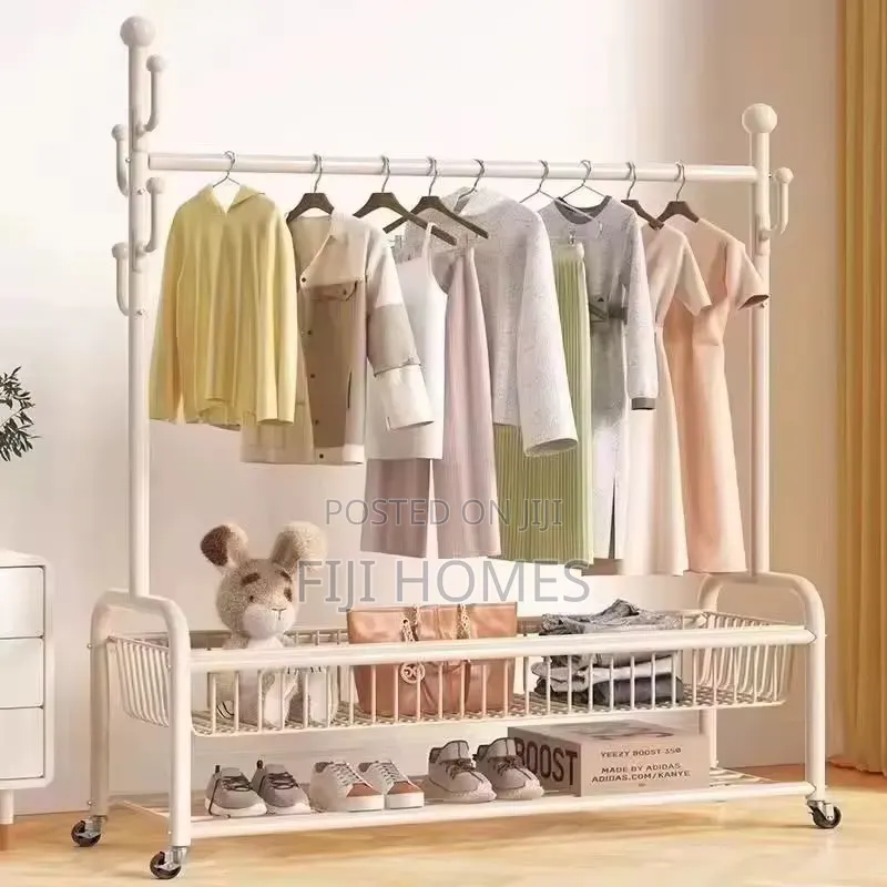 Heavy Duty Garment Rack Clothes Hanger Stand | Space Saving
