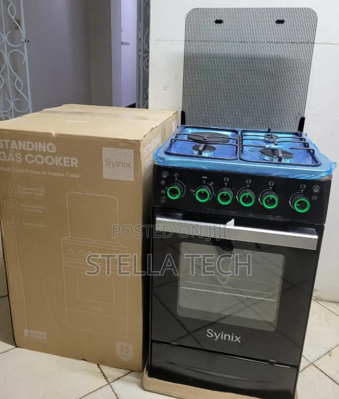 50by 50 Syinix Standing Cooker With Electric Oven Now Available