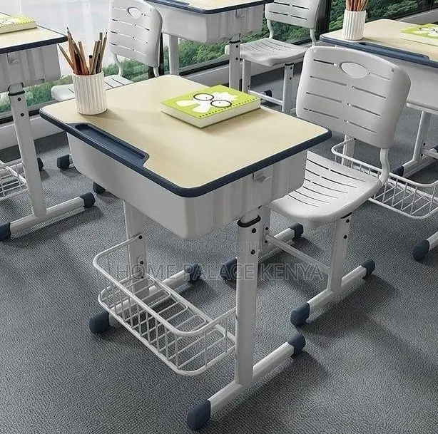 School Set: Adjustable School Set With Metal Book Box