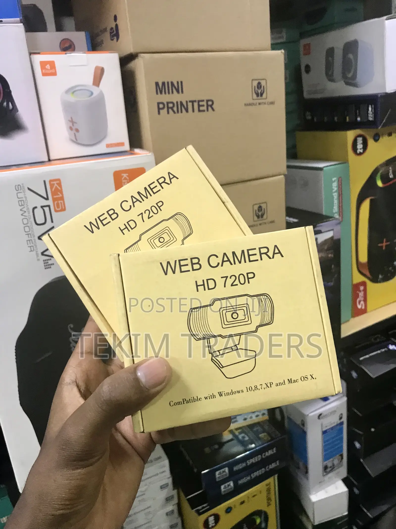 720p Usb Webcam Hd Video Streaming With Mic - Zoom/Skype/Teams