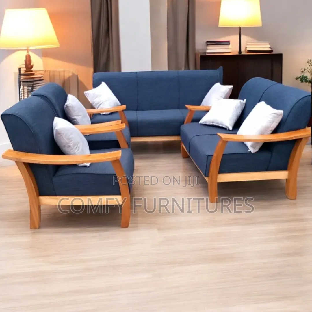 Blue 7 Seater Open Sofas