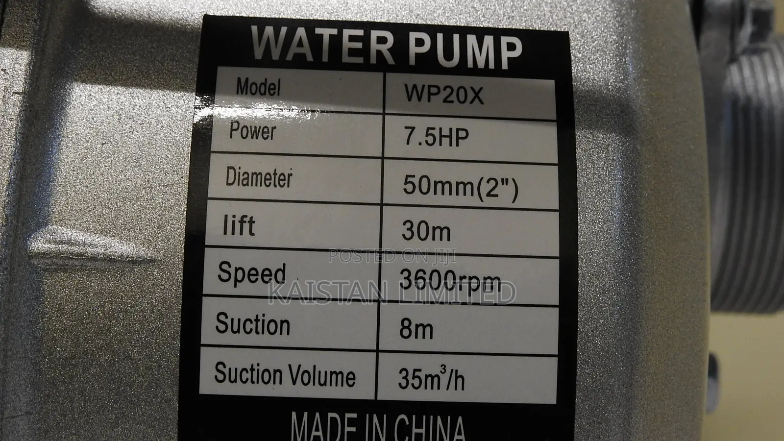 Kato Germany Water Pump 2inch 7.5hp Wp20x. 2 Inch Water Pump