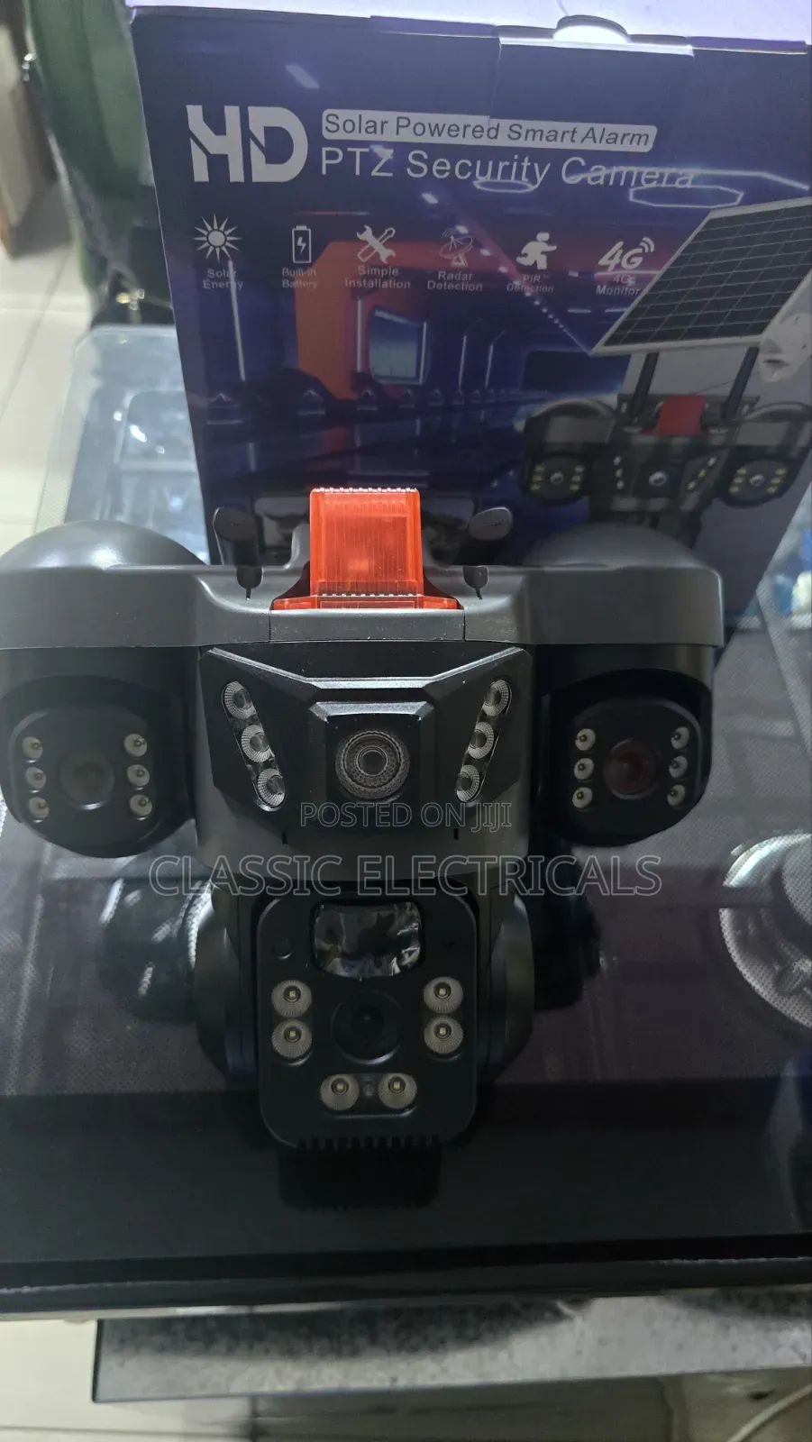 Wifi/4g Tripple Lens Solar CCTV Camera