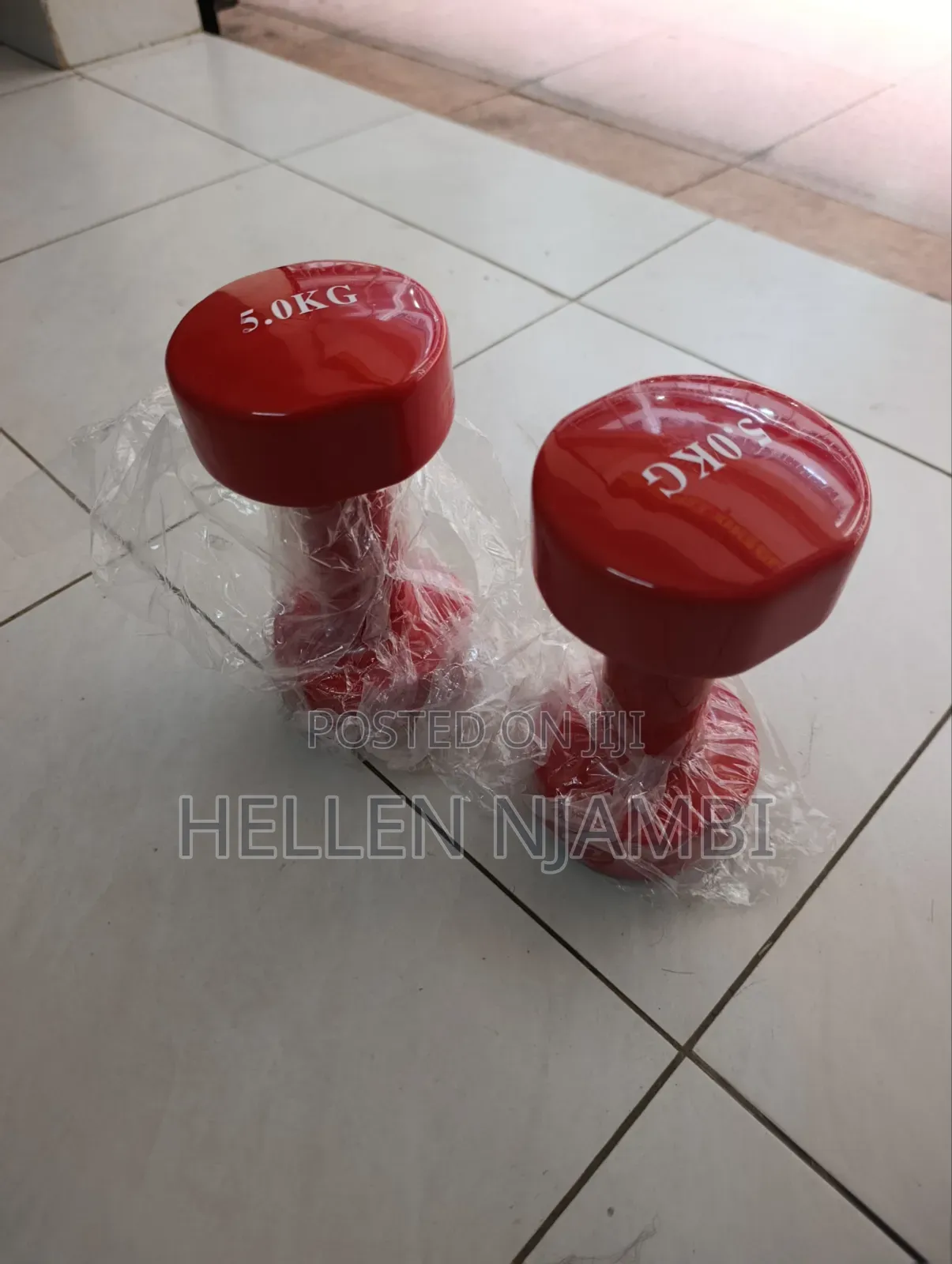 5kg Single Hand Neoprene Dumbbells