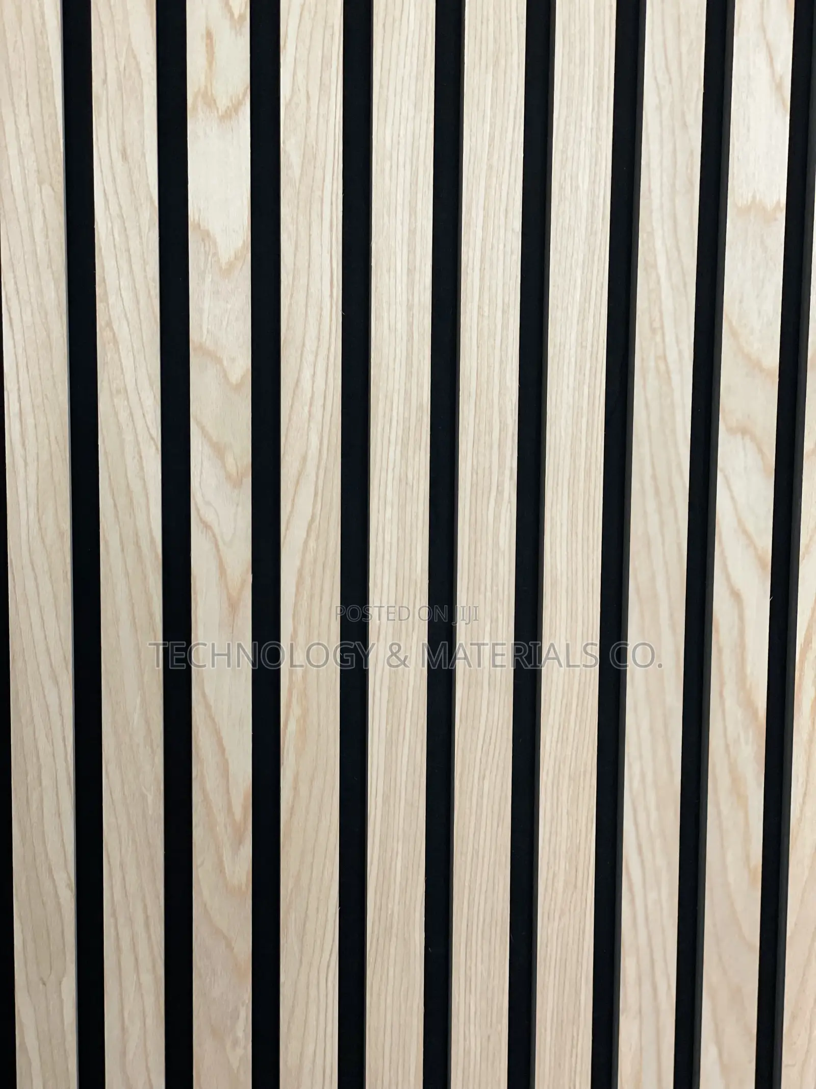 Acoustic Panel in Natural Oak -2.6x0.6m