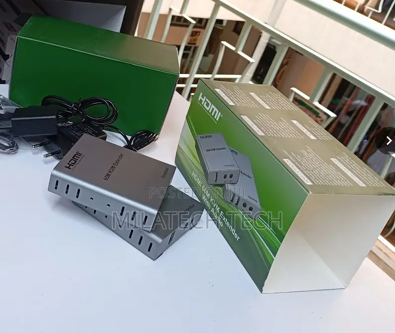Hdmi Kvm Over Ip Extender 60m Cat6 Full Hd 1080p