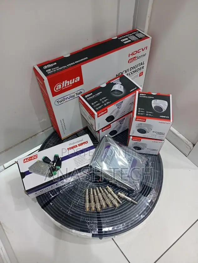 Dahua Hd CCTV Kit With 4 Ir Bullet Cameras