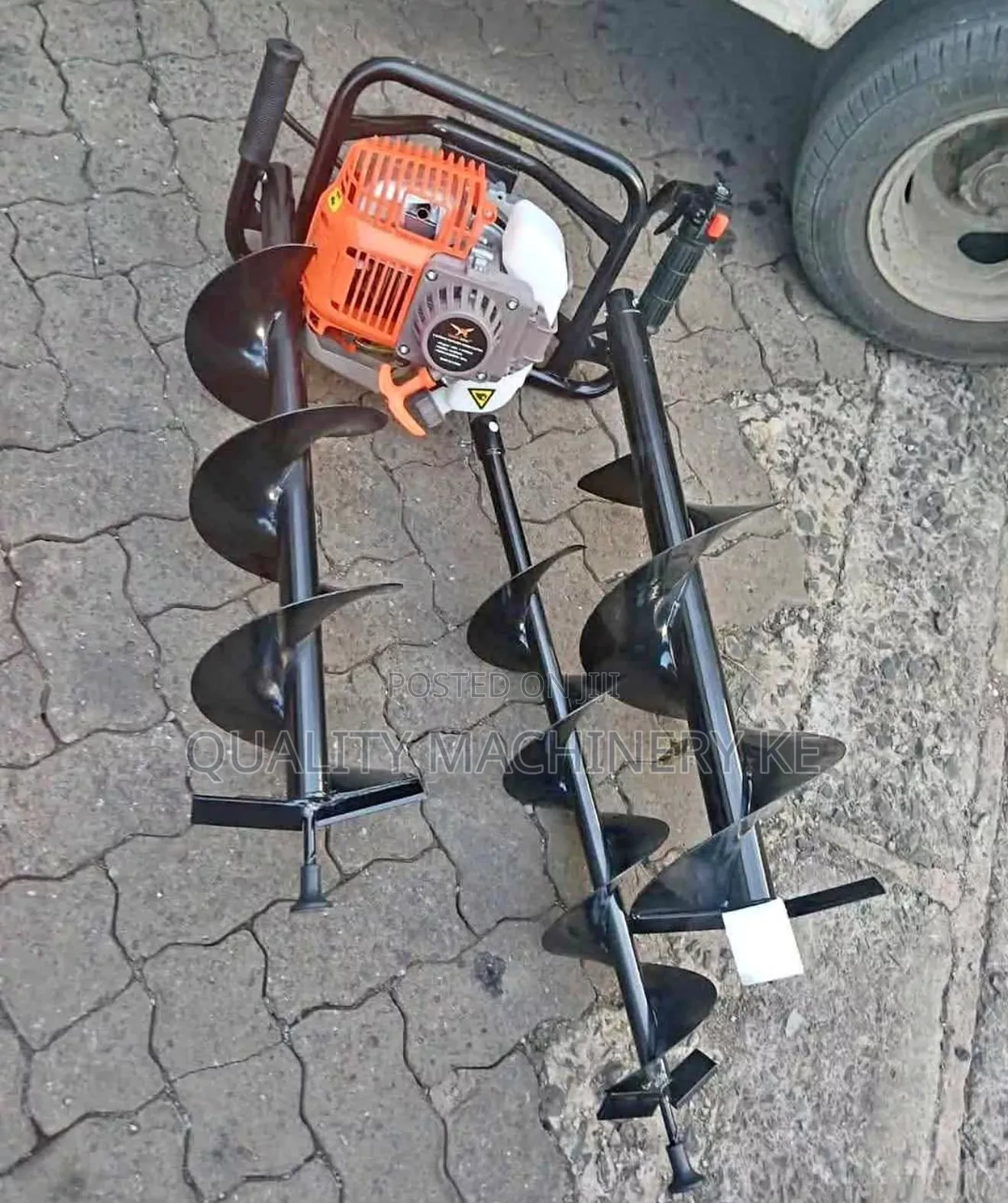 Long Lasting 2stroke Earth Auger 3 Bit Machine