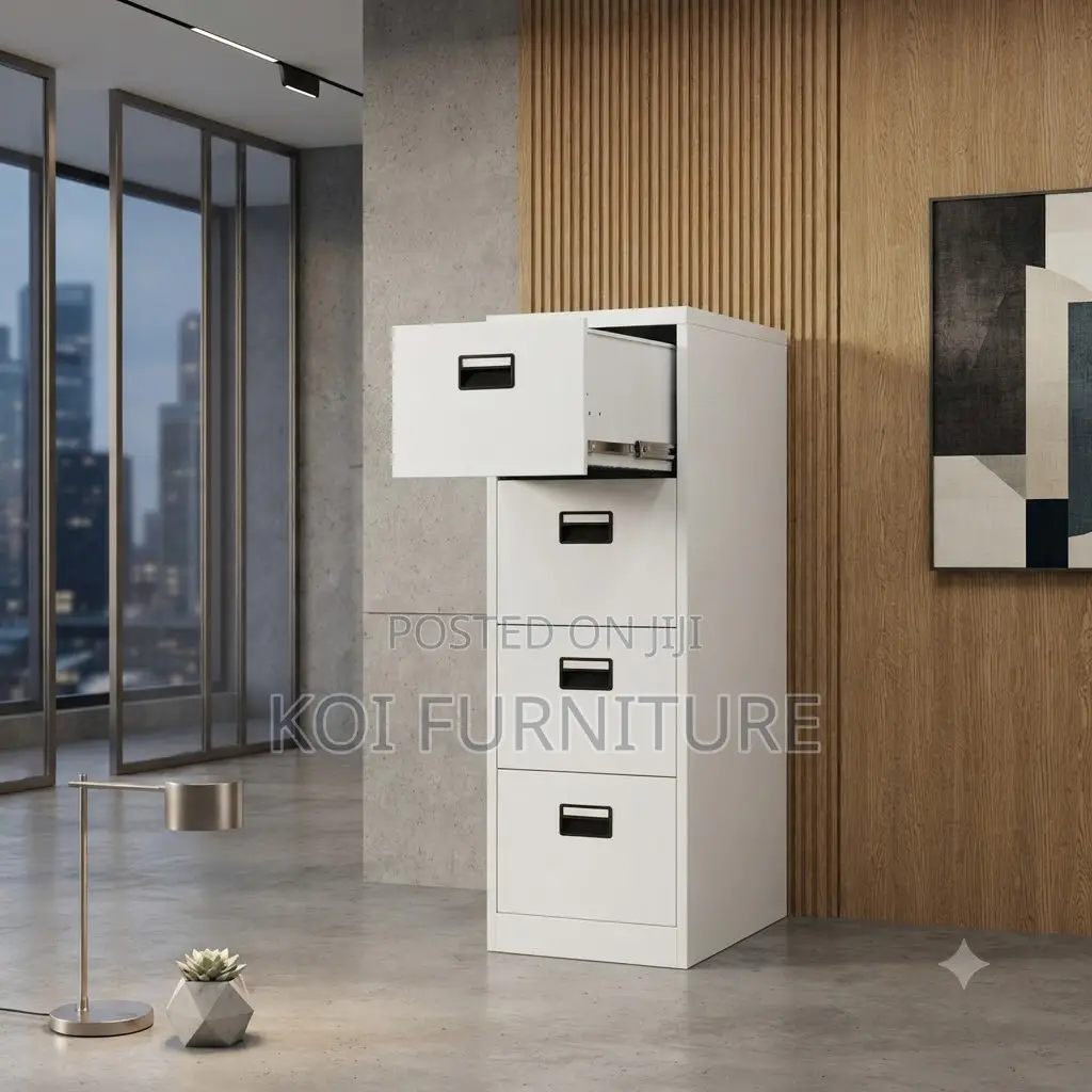 Office Cabinet; Four Lockers Drawer Proer Steel Office Store Cabinet