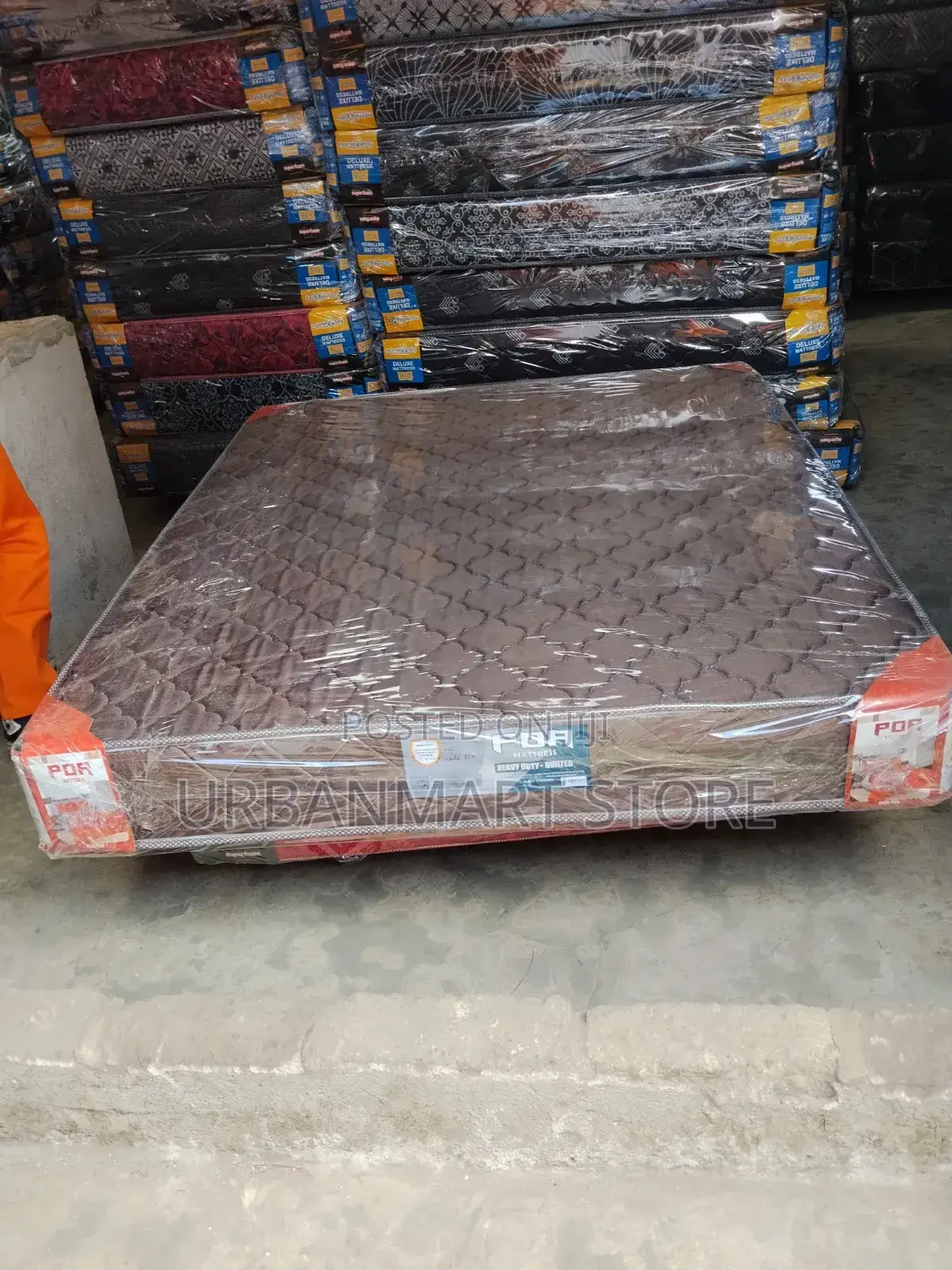 Jumbo High Density Mattress 5x6 8-Inch Quilted Non-Sinking