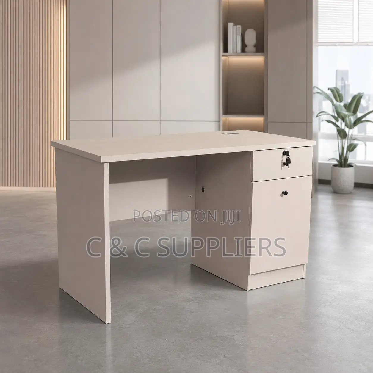 Imported Brown Study Desk-120cm
