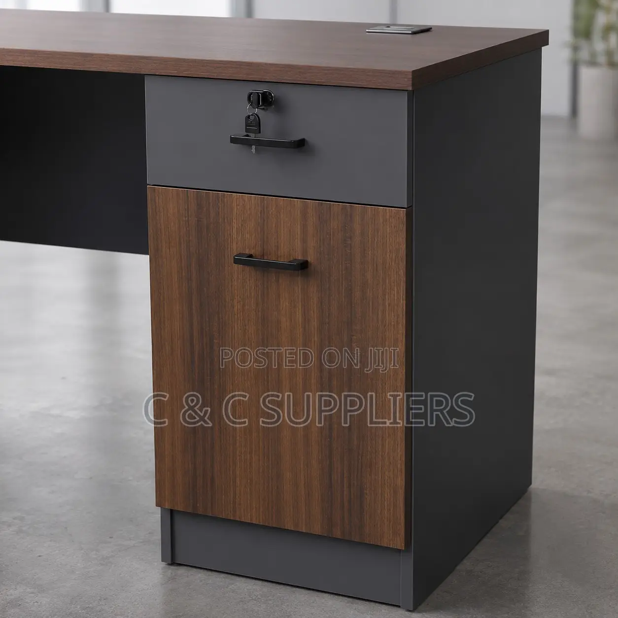 Imported Brown Study Desk-120cm