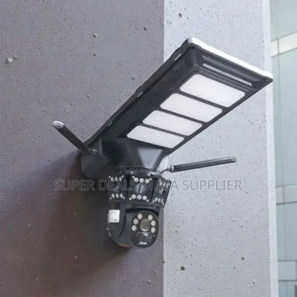 4g Simcard PTZ Smart Motion Detection Camera With Solar Street Light