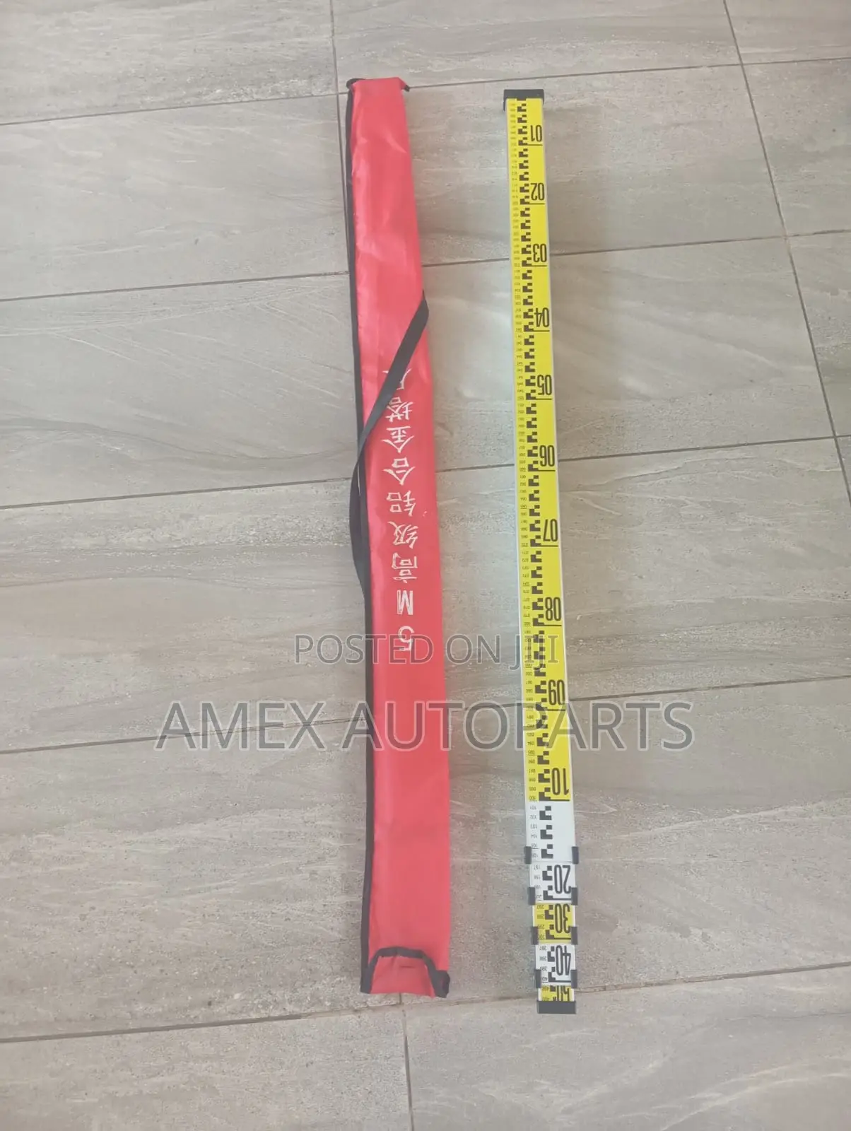 Aluminum Levelling Staff (5m 5 Section)