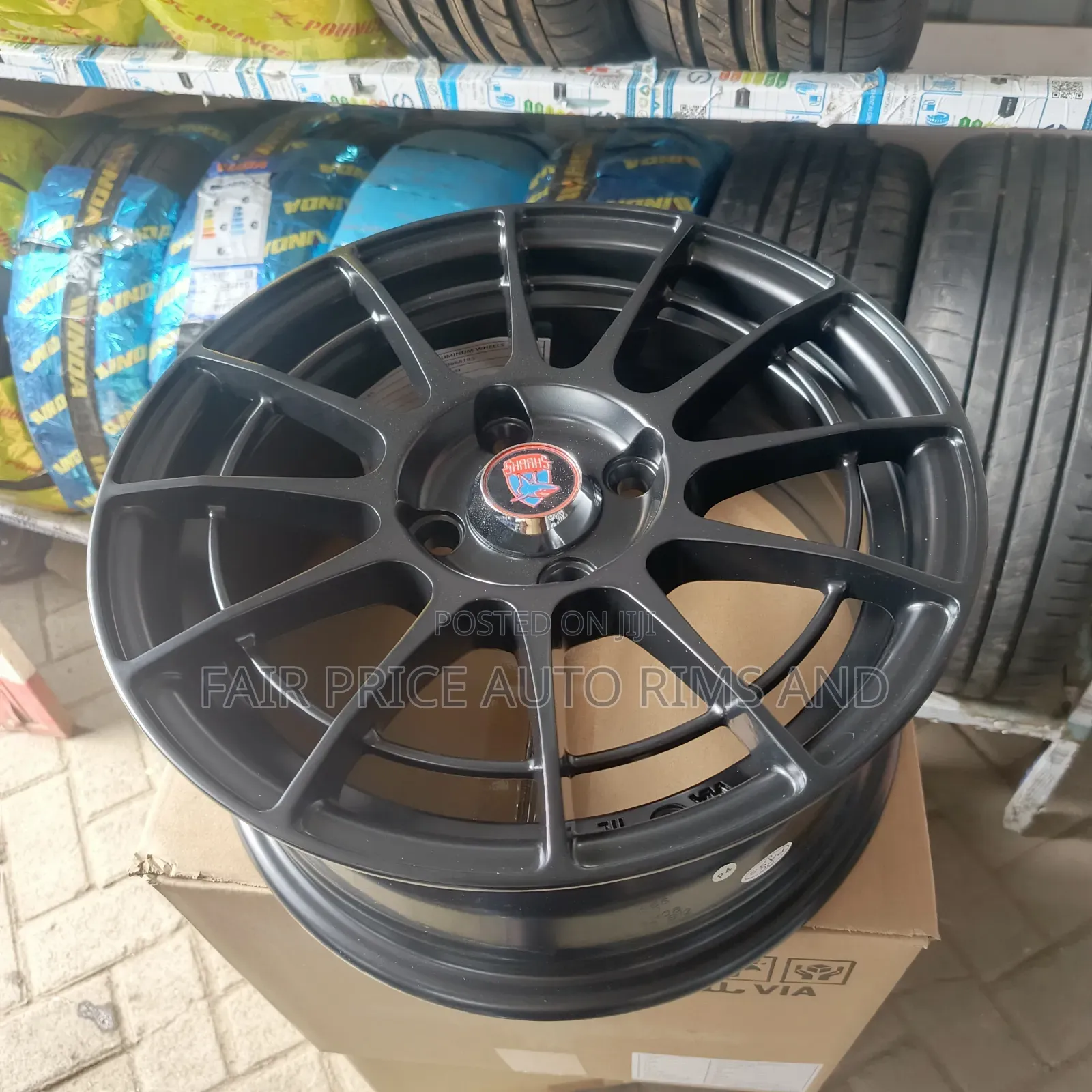 Size 15/4/100 Sports Rims Semi Offset