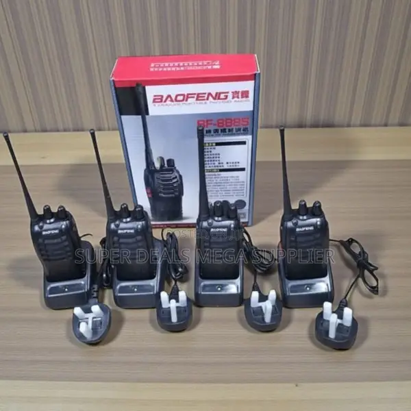 Baofeng Bf-888s 16 Channel Long Range Walkie Talkie 4 Pieces