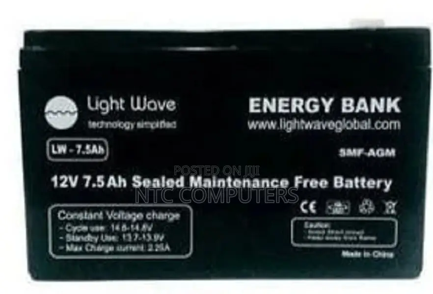 Lw Battery 12v 7.5ah