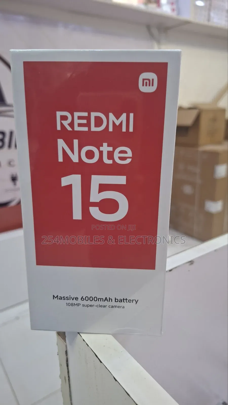 New Xiaomi Redmi Note 15 256 GB Black