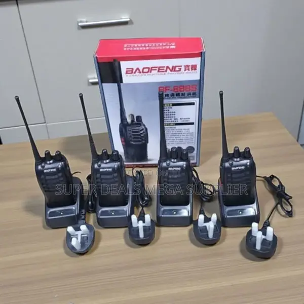 Baofeng Bf-888s Plug and Play Security Radio Calls Set 4 Pieces