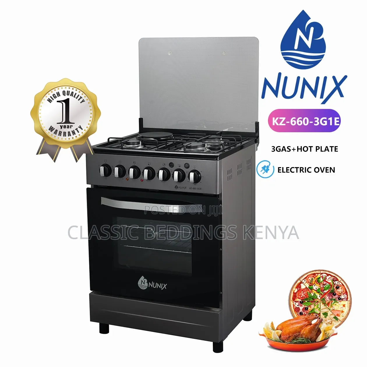 50*55 Nunix 3+1 Standing Cooker at 20000